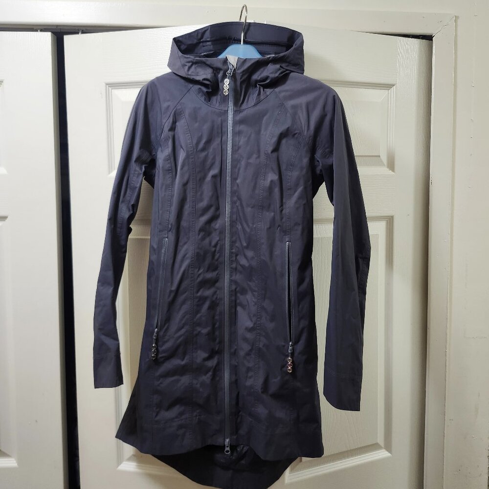 lululemon athletica raincoat, trench coat, light coat